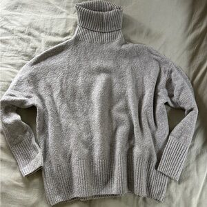 & Other Stories oversize boucle turtleneck